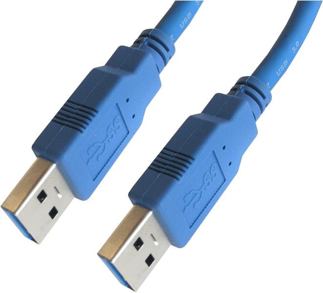 SlingTech USB3.0 Type-A Male To Type-A Male Fast Data Transfer Cable-1.5m