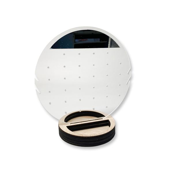 Jewellery Display Stand Earring Organiser Holder with Ring Tray