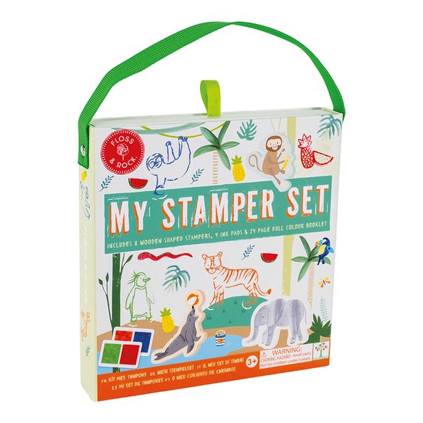Floss &amp; Rock Stamp Set Creative Art Jungle