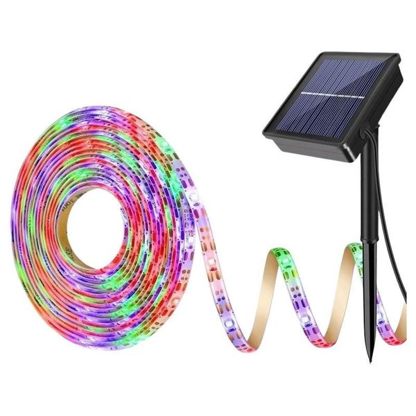 RGB Solar Powered Strip Light 5M