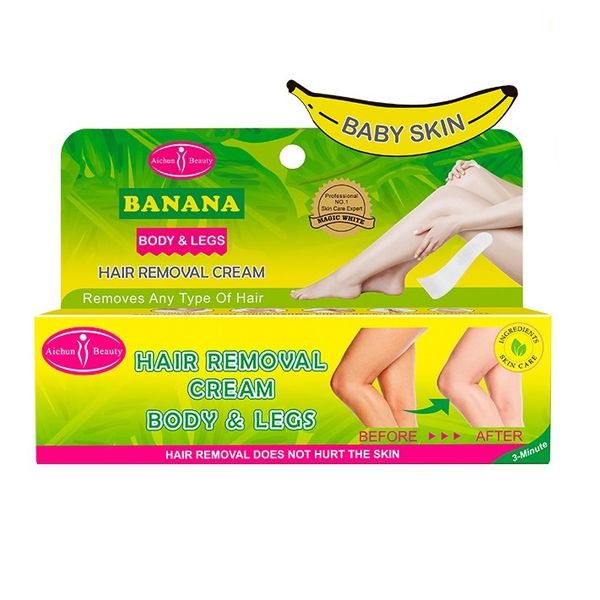 Banana Smooth Hair Removal Cream for Body and Legs