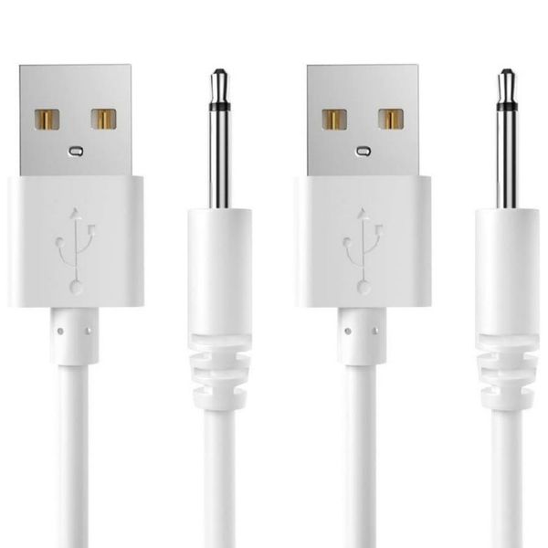 QYNIAL USB To DC 2.5mm Charging Cable Replacement 1m 2 Pack