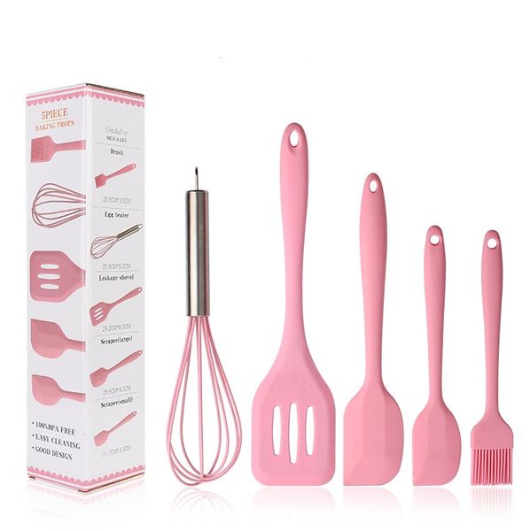 5 Piece Silicon Baking Utensil Set