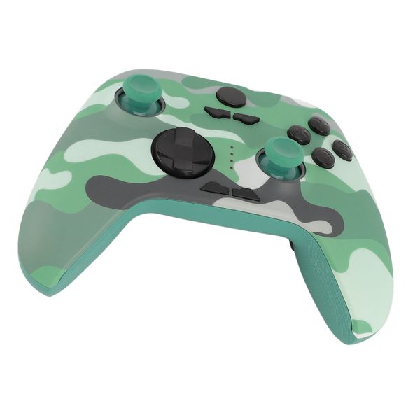 Bluetooth Controller Dual Hall Triggers 6 Axis RGB Compatible with PC Green