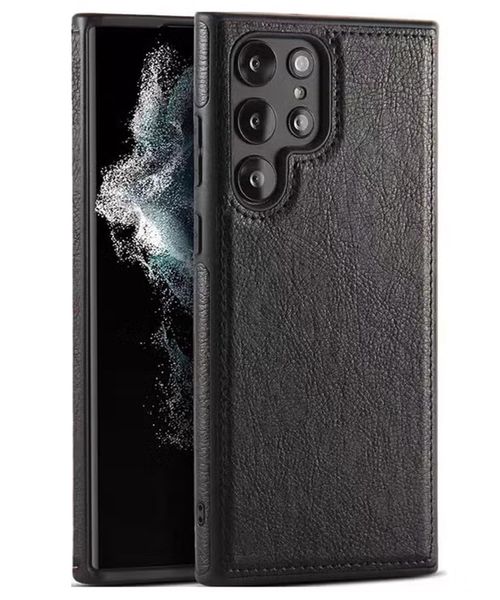 Vintage Business Leather Case Compatible with Samsung Galaxy S25 Ultra