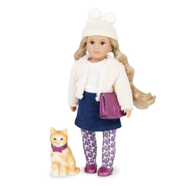 Lori Doll Lillith &amp; Clover 15 cm Fashion Doll with her Pet Cat