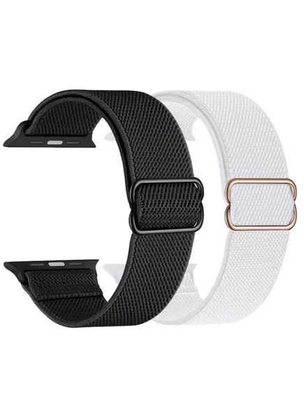Two Piece Strap Band Accessory Set Compatible With Apple Watch 42/44/45