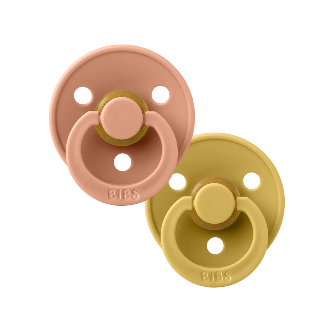 BIBS Pacifier, Color, 2 Pack Mustard & Peach Shop Today. Get it