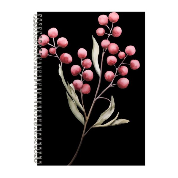 Wild Flowers 21 A4 Notebook Spiral Lined Trendy Notepad Idea 396