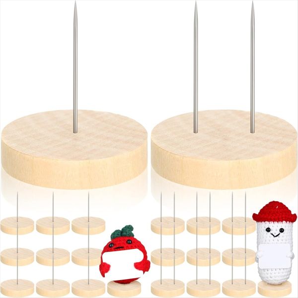 Crochet Doll Stand Single Double Steel Needle Doll Stand