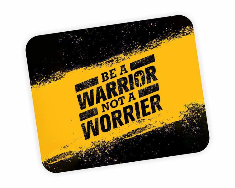 Yellow Grunge Mouse Pad