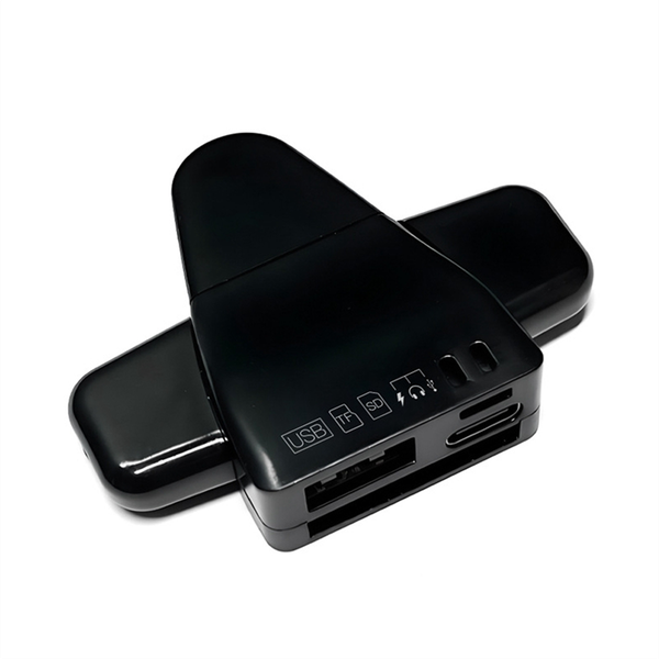 Card Reader Multi-Function Universal Phone Computer Adapter Black