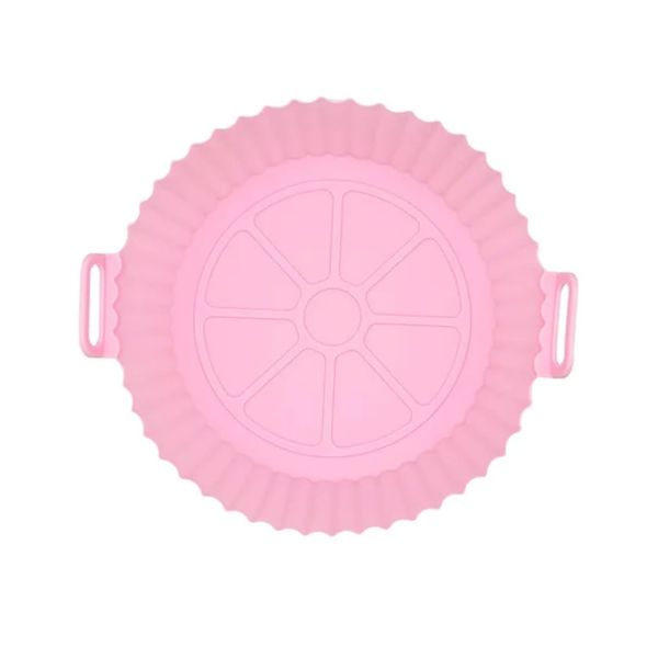 Smart Pan Non-Stick Round Reusable Air Fryer Silicone Baking Tray