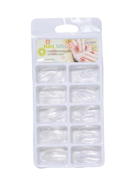 100 Piece Long Square Fake Nail