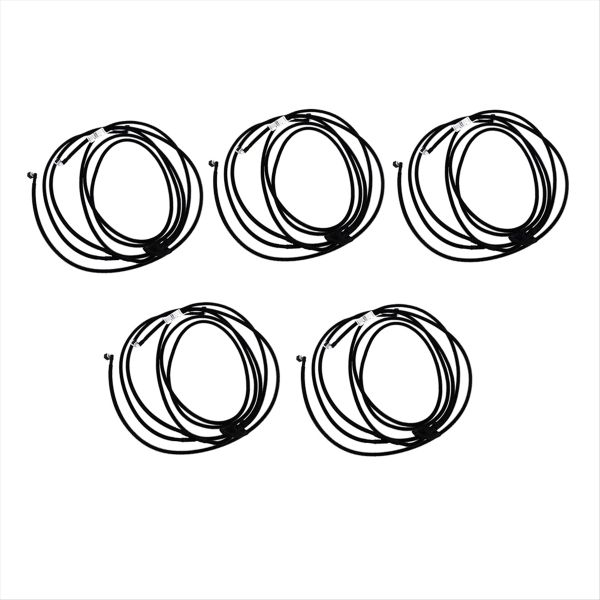 5 Pcs Front Windshield Glass Spray Washer Nozzle Hose Compatible with Audi