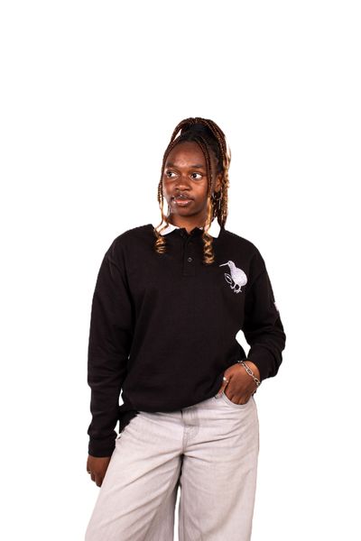 Vintage XV Rugby Supporters Jersey- Black