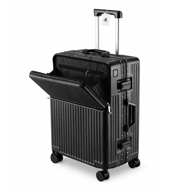 Topika Carry On Cases Hardshell Luggage Cabin Case &amp;Laptop Space Cup Holder