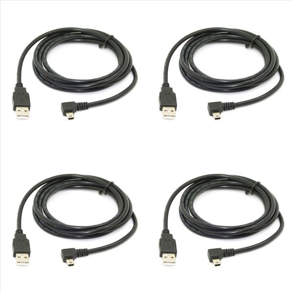 1 8M 5Pin 90 Degree Left Angled To Usb 2 0 Male Cable Black Color