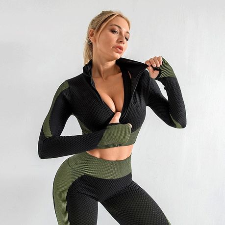 Tracksuits For Ladies - APEY Sports Bra - Leggings - Fitness Jacket 3 Piece  - Set, Shop Today. Get it Tomorrow!