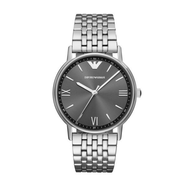 Emporio Armani Kappa Silver Stainless Steel Watch - AR11068