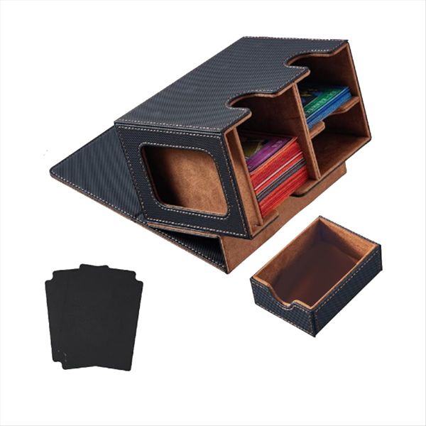 Card Deck Box Card Display with Dice Tray Deck Box Deck Box Purple