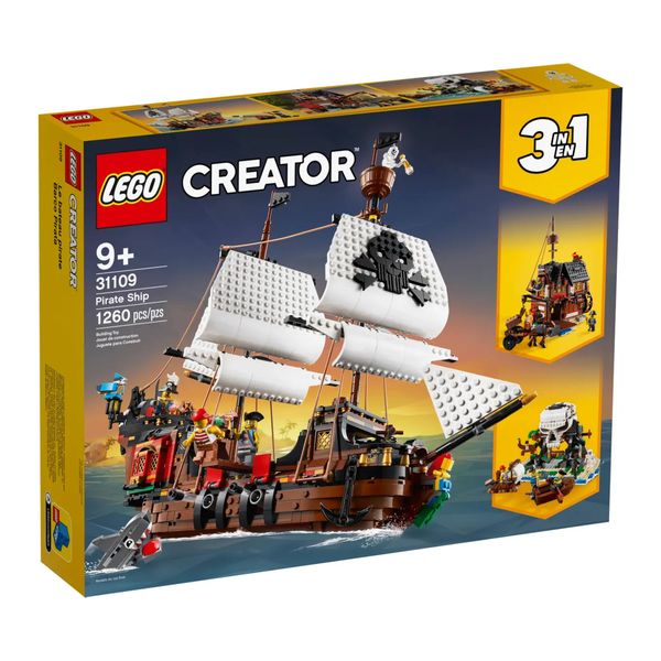 LEGO 31109 Creator 3 in 1 Pirate Ship Kids Building Toy (Parallel Import)