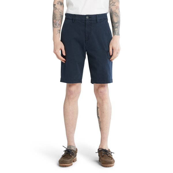 Timberland Squam Lake Ultrastretch Cargo Shorts for Men in Navy