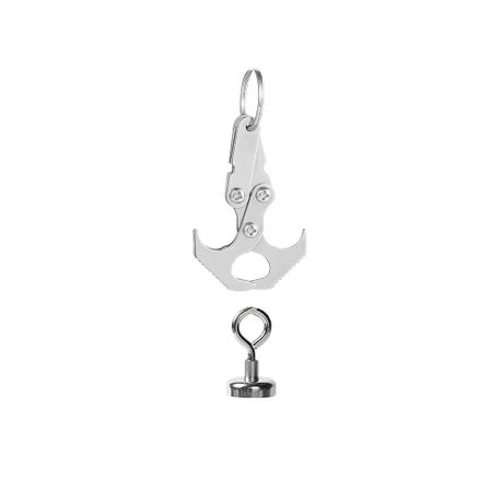 Magnetic Gravity Grappling Hook Stainless Steel Outdoor Survival Hook, Shop  Today. Get it Tomorrow!