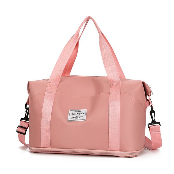 Handheld/Single Shoulder/Crossbody 3 Side Pockets Fitness Travel Bag