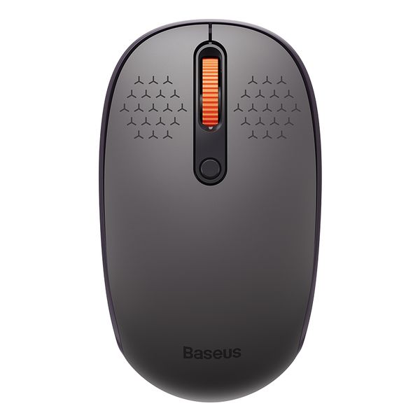 Baseus F01B Tri-Mode 2.4G Bluetooth V5.0 Wireless Mouse - Grey