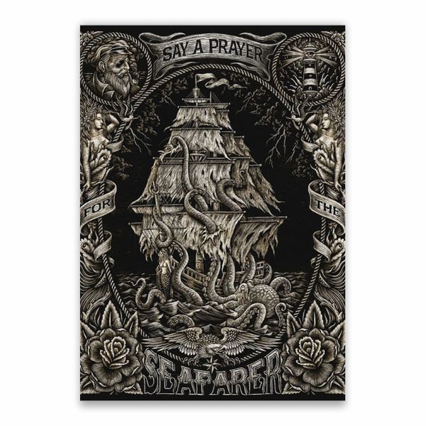 Say A Prayer Seafarer Poster - A1