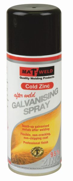 Matweld Cold Zinc Galvanising Spray 400ml (12)