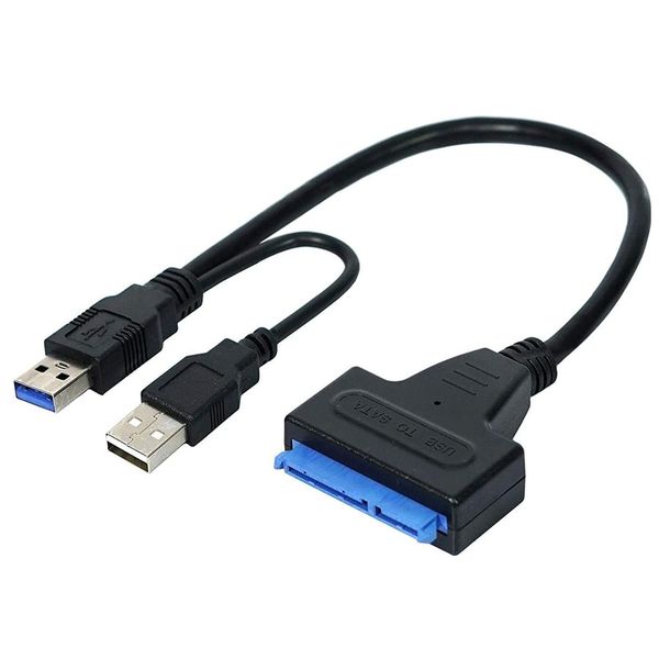 USB 3.0 &amp; USB 2.0 To SATA Cable Hard Disk Drive Converter Support 4TB