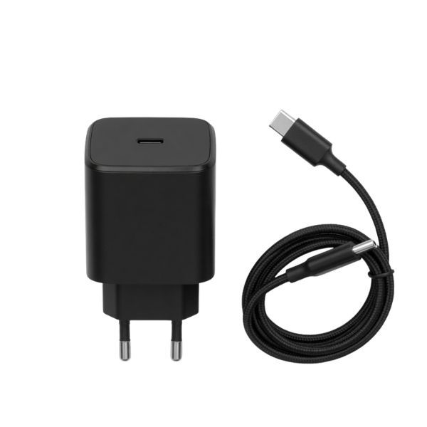 40W PD Single Port USB-C Charger with Type-C Cable - EU Plug