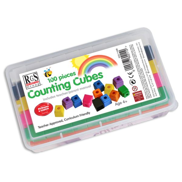 RGS Groups - Touch and Count Cubes with Instructions - Pack of 100