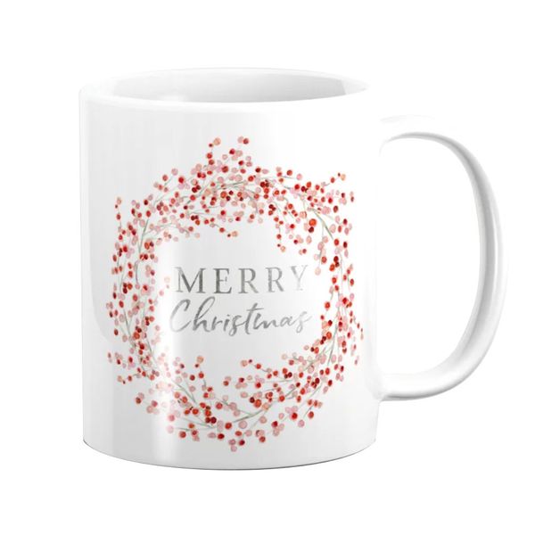 Pappa Joe - Mug Set - Merry Christmas Wreath