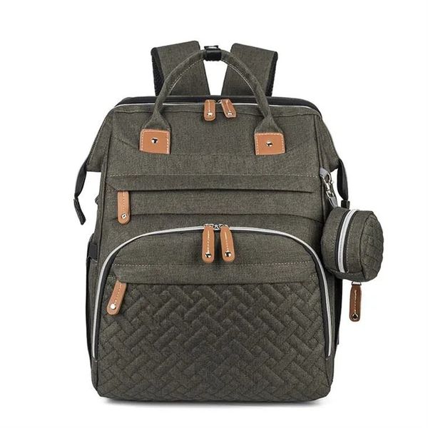 2 in 1 Waterproof Expandable Diaper Bag With Nappy Changing Unit