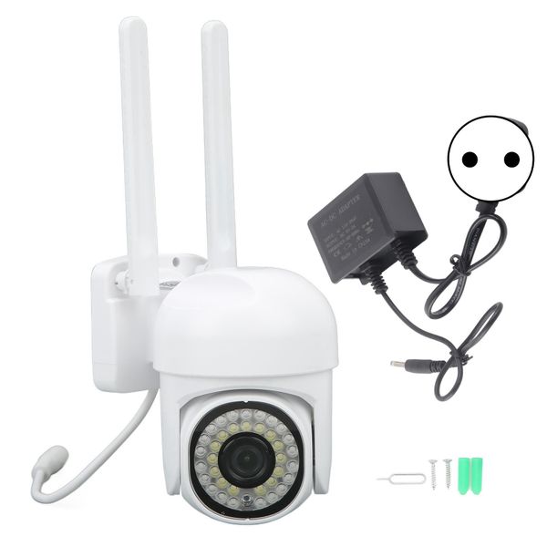 2.4GHz WiFi 1080p IP Camera with Night Vision, Motion Detection, 2-Way Audio, IP66