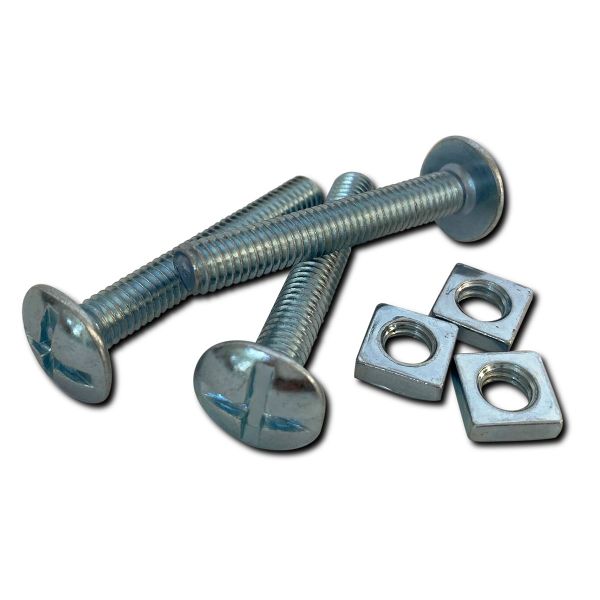 Ifasten Bolt &amp; Nut Gutter M6x16mm - 25 Pack