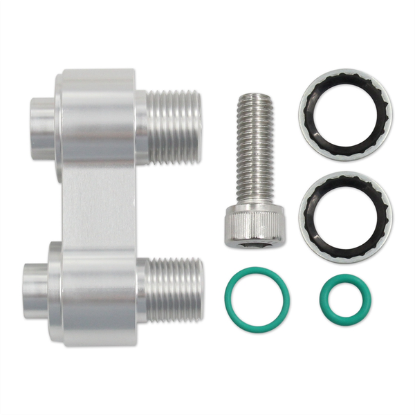 AC Compressor Adapter Compatible with LS GM R4 Fitting CNC Aluminum Rebuild