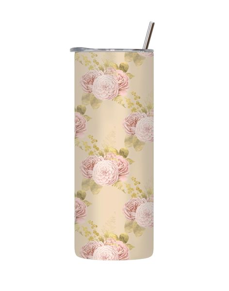 Bee-5 20 Oz Tumbler with Lid Straw Trendy Bees Pattern Graphic Present 209