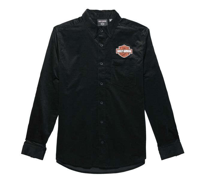 Harley-Davidson Men's Bar &amp; Shield Corduroy Shirt