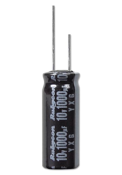 Rubycon (25YXG4700MEFC18X35.5) Electrolytic Capacitor, Miniature, 4700 µF
