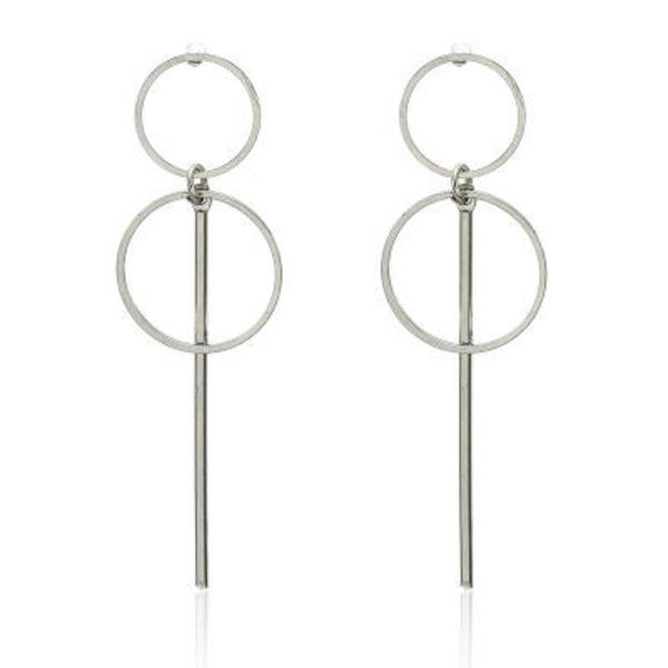 Earrings Big Geometric Hanging Dangle Earrings - E