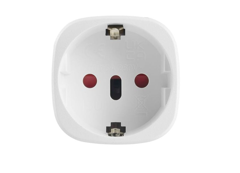 Eu To South Africa Type M Travel Adapter Plug With Earth Connection x 2