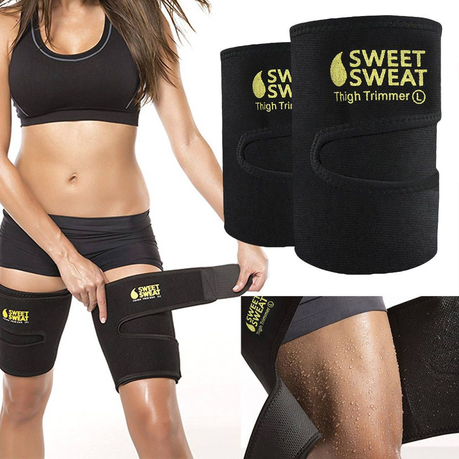 Sweet Sweat Thigh Trimmer Workout Belt - 2 Belts