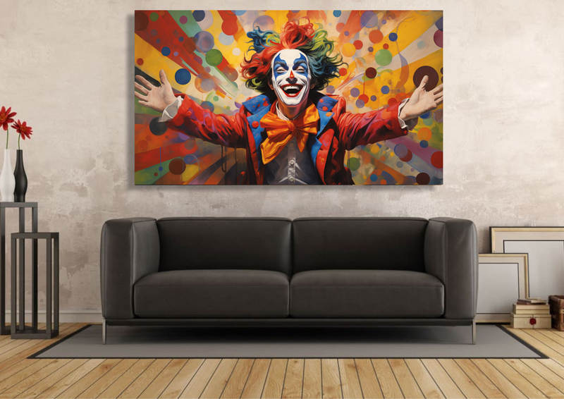 Canvas Wall Art - Jovial Jester Abstract - IM1321