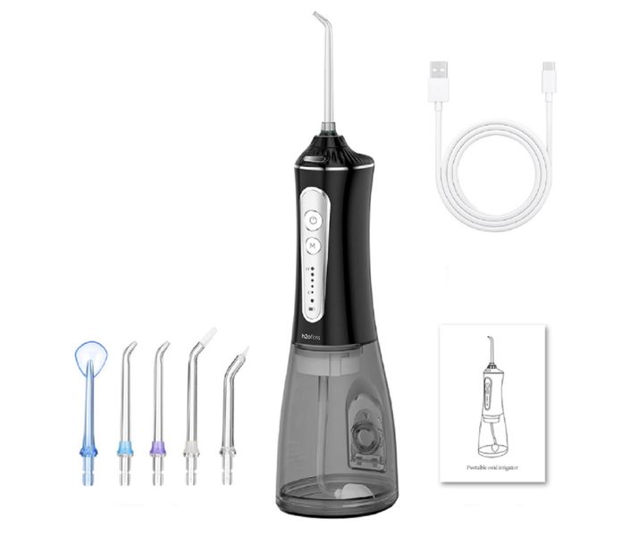h2ofloss Powerpulse Pro Portable Oral Irrigator Black