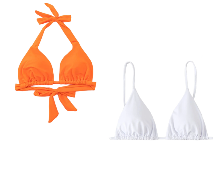 Orange And White image