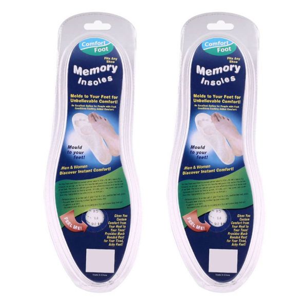Memory Foam Insole - Cut to Size - 2 Pairs